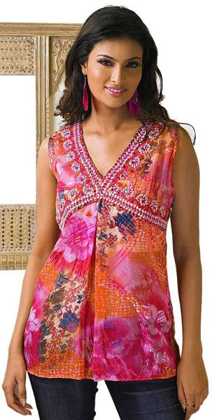 Manufacturers Exporters and Wholesale Suppliers of Ladies Sleeveless Top Mumbai Maharashtra